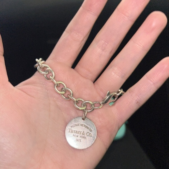 Tiffany & Co. Jewelry - Authentic Tiffany & Co. Silver Chain Bracelet with pouch